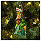 Tyrannosaurus rex, blown glass Christmas tree decoration s2