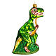 Tirannosauro Rex decorazioni albero Natale vetro soffiato s5