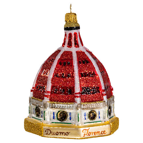Cathedral of Saint Mary of the Flower in Florence, blown glass Christmas tree decoration 1