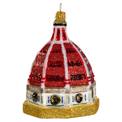 Cathedral of Saint Mary of the Flower in Florence, blown glass Christmas tree decoration 3