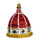 Cathedral of Saint Mary of the Flower in Florence, blown glass Christmas tree decoration s4