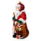 Santa with presents, Christmas tree decoration, blown glass s3