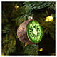 Kiwi enfeite vidro soprado para árvore de Natal s2