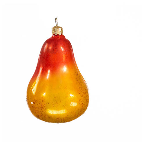 Pear, blown glass, Christmas tree decoration 5