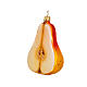 Pear Christmas tree decoration blown glass s3