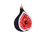 Fig, blown glass, Christmas tree decoration s4