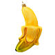 Banan dekoracja na choinkę szkło dmuchane s3