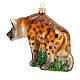 Hyena Christmas tree decoration in blown glass s7