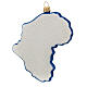 Africa decorazione albero Natale vetro soffiato s5
