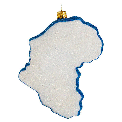 Africa Christmas tree ornament in blown glass 6