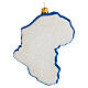 Africa Christmas tree ornament in blown glass s6