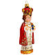 Enfant Jésus de Prague décoration verre soufflé pour sapin Noël s5
