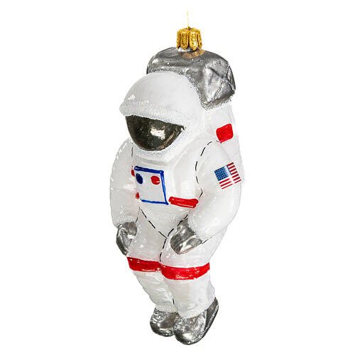 Astronaut, Weihnachtsbaumschmuck aus mundgeblasenem Glas 3