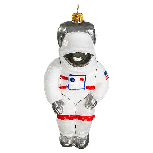 Astronauta dekoracja na choinkę szkło dmuchane 1
