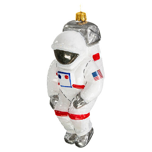 Astronauta dekoracja na choinkę szkło dmuchane 3