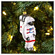 Astronaut blown glass Christmas tree decoration s2