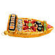 Sushi boat Christmas tree ornament in blown glass s5