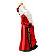 Santa Claus with bells Christmas tree ornament blown glass s6