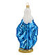 Our Lady of Grace Christmas tree decoration in blown glass s5