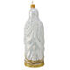 Our Lady of Lourdes Christmas ornament in blown glass s5