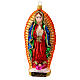 Our Lady of Guadalupe, Christmas tree decoration, blown glass s1