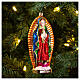 Our Lady of Guadalupe, Christmas tree decoration, blown glass s2