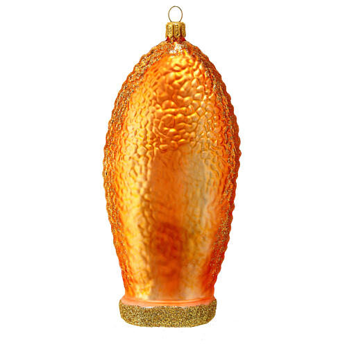 Our Lady of Guadalupe Christmas tree decoration in blown glass 5