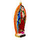 Our Lady of Guadalupe Christmas tree decoration in blown glass s4