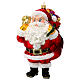 Santa Claus gift sack Christmas tree decoration blown glass s1