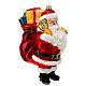 Santa Claus gift sack Christmas tree decoration blown glass s4