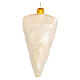 Parmesan cheese Christmas tree ornament blown glass s3
