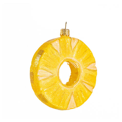 Ananas kawałek dekoracja na choinkę szkło dmuchane 4