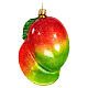 Mango, original Christmas tree decoration, blown glass s5