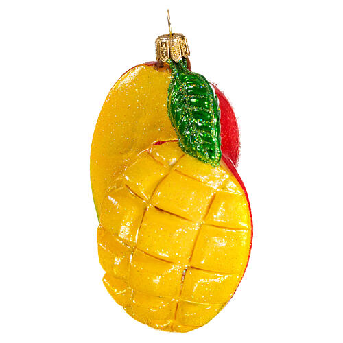 Mango Christmas ornament in blown glass 3