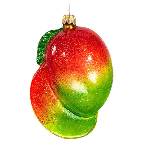 Mango Christmas ornament in blown glass 5