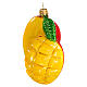Mango Christmas ornament in blown glass s3