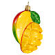Mango Christmas ornament in blown glass s4