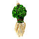 Turnips bunch Christmas tree decoration in blown glass s3
