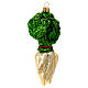 Turnips bunch Christmas tree decoration in blown glass s4
