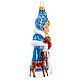 Snow Maiden Christmas tree decoration in blown glass s5