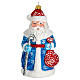 Grandfather Frost blown glass Christmas tree decoration s1
