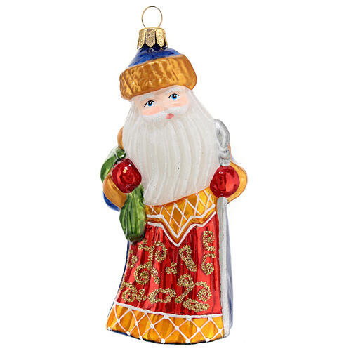 Ded Moroz decoraciones árbol Navidad vidrio sopladoe 1
