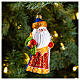 Grandfather Frost with sack blown glass Christmas tree decoration s2