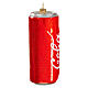 Cola Can Christmas tree ornament in blown glass s4