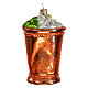 Cocktail Mint Julep decorazioni albero Natale vetro soffiato s1