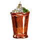 Cocktail Mint Julep decorazioni albero Natale vetro soffiato s4