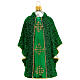 Chasuble prêtre verte décoration pour sapin Noël en verre soufflé s1