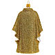 Casula sacerdote dorata decorazioni albero Natale vetro soffiato s6