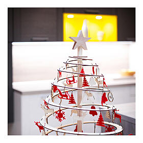 Star-shaped topper for Large SPIRA Christmas tree