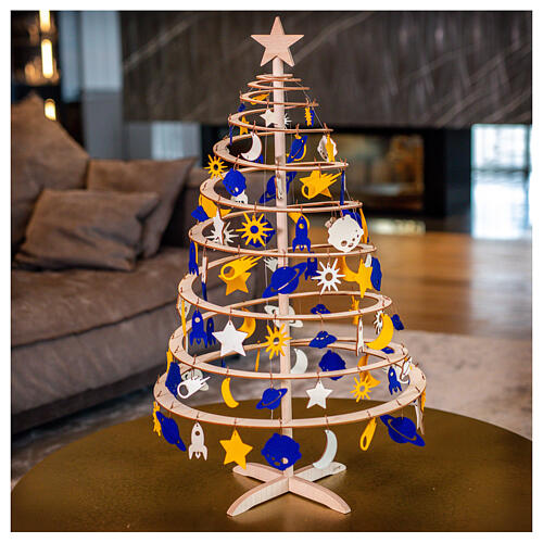 Set decorazioni SPIRA Small Space e puntale albero Natale 98 pz 12